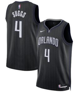 Jalen Suggs Orlando Magic Unisex 202223 Swingman Jersey - City Edition - Black