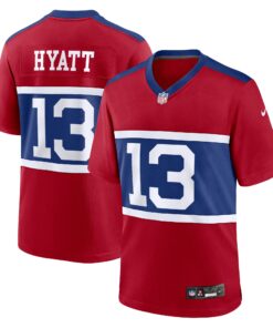 Jalin Hyatt New York Giants  Youth Alternate Player Game Jersey  Century Red