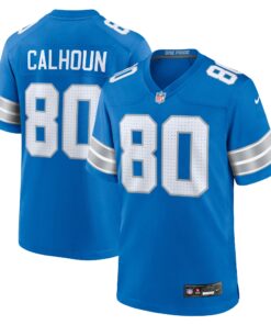 Jalon Calhoun Detroit Lions  Game Jersey   Blue
