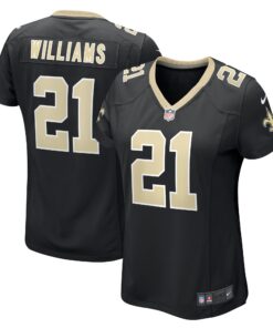 Jamaal Williams New Orleans Saints  Women_s Player Jersey  Black