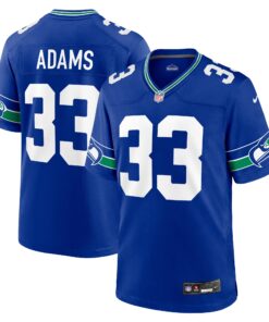 Jamal Adams Seattle Seahawks  Throwback Player Game Jersey  Royal