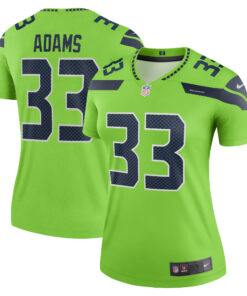 Jamal Adams Seattle Seahawks  Women_s Legend Jersey  Neon Green