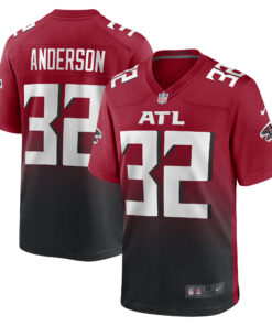 Jamal Anderson Atlanta Falcons  Retired Player Alternate Game Jersey  Red