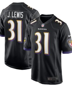 Jamal Lewis Baltimore Ravens  Retired Player Jersey  Black