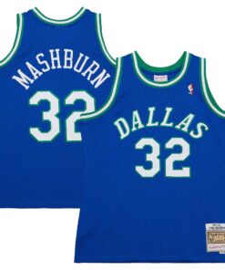 Jamal Mashburn Dallas Mavericks Mitchell &amp Ness 200102 Hardwood Classics Swingman Jersey - Blue
