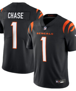 Ja_Marr Chase Cincinnati Bengals   Vapor Untouchable Limited Jersey  Black