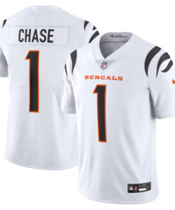 Ja_Marr Chase Cincinnati Bengals   Vapor Untouchable Limited Jersey  White