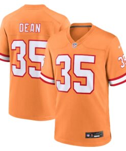 Jamel Dean Tampa Bay Buccaneers  Throwback Game Jersey  Orange