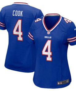 James Cook Buffalo Bills  Women_s Game Player Jersey  Royal