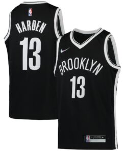 James Harden Brooklyn Nets Youth 202122 Diamond Swingman Jersey - Icon Edition - Black