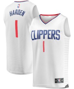 James Harden LA Clippers Fanatics Fast Break Player Jersey - Association Edition - White