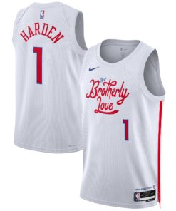 James Harden Philadelphia 76ers Unisex 202223 Swingman Jersey - City Edition - White