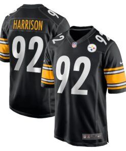 James Harrison Pittsburgh Steelers  Retired Game Jersey  Black