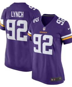 James Lynch Minnesota Vikings  Women_s Game Player Jersey  Purple