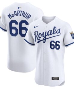 James Macarthur Kansas City RoyalsHome Elite Player Jersey  White