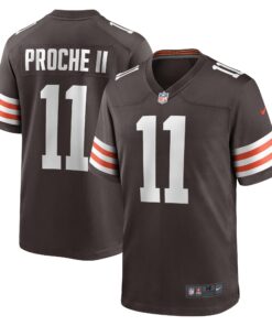 James Proche II Cleveland Browns  Game Jersey  Brown