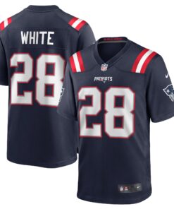 James White New England Patriots  Game Player Jersey  Navy