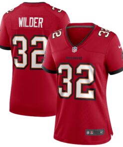James Wilder Tampa Bay Buccaneers  Women_s Game Retired Player Jersey  Red