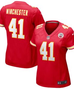 James Winchester Kansas City Chiefs  Women_s Game Jersey  Red