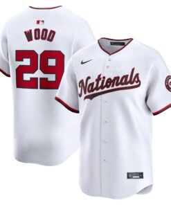 James Wood Washington NationalsYouth Home Limited Player Jersey  White