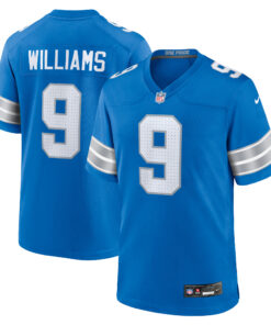 Jameson Williams Detroit Lions  Game Jersey  Blue 1