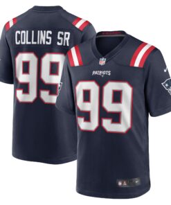 Jamie Collins Sr. New England Patriots  Home Game Player Jersey  Navy