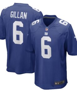 Jamie Gillan New York Giants  Game Player Jersey  Royal