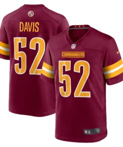 Jamin Davis Washington Commanders  Player Game Jersey  Burgundy 1