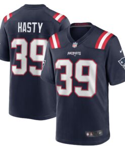Jamycal Hasty New England Patriots  Team Game Jersey   Navy