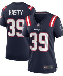 Jamycal Hasty New England Patriots  Women_s Team Game Jersey   Navy
