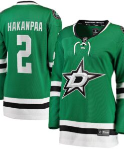 Jani Hakanpaa Dallas Stars Fanatics Women_s Home Breakaway Player Jersey  Kelly Green