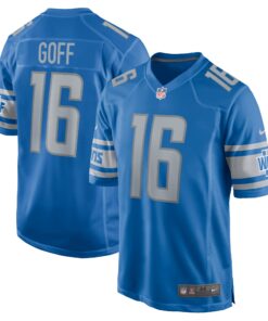 Jared Goff Detroit Lions  Player Game Jersey  Blue