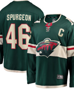Jared Spurgeon Minnesota Wild Home Breakaway Player Jersey  Green