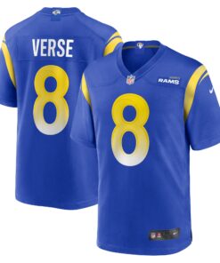 Jared Verse Los Angeles Rams  2024 NFL Draft First Round Pick Player Game Jersey  Royal
