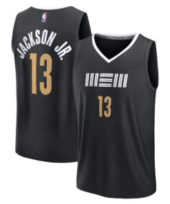 Jaren Jackson Jr. Memphis Grizzlies Fanatics Fast Break Jersey - Black - City Edition
