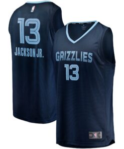 Jaren Jackson Jr. Memphis Grizzlies Fanatics Fast Break Replica Jersey - Icon Edition - Navy