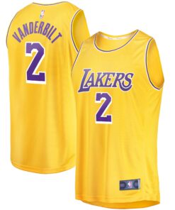 Jarred Vanderbilt Los Angeles Lakers Fanatics Fast Break Player Jersey - Icon Edition - Gold