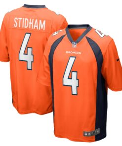 Jarrett Stidham Denver Broncos  Game Player Jersey  Orange