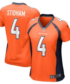 Jarrett Stidham Denver Broncos  Women_s Game Player Jersey  Orange