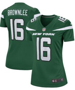 Jason Brownlee New York Jets  Women_s  Game Jersey  Gotham Green