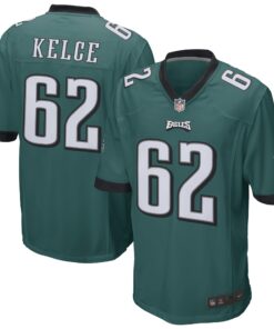 Jason Kelce Philadelphia Eagles  Game Jersey  Midnight Green