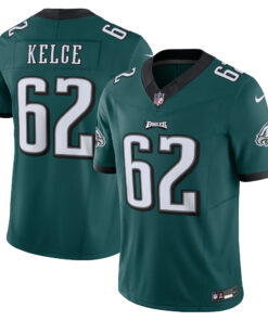 Jason Kelce Philadelphia Eagles  Vapor F.U.S.E. Limited Jersey  Midnight Green