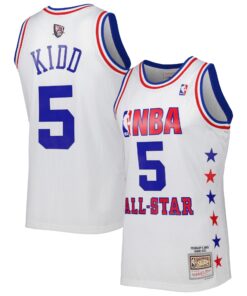 Jason Kidd Eastern Conference Mitchell &amp Ness 2003 All Star Game Swingman Jersey - White