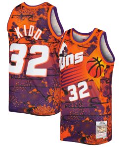 Jason Kidd Phoenix Suns Mitchell &amp Ness 199900 Hardwood Classics Lunar New Year Swingman Jersey - Orange
