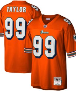 Jason Taylor Miami Dolphins Mitchell amp Ness Big amp Tall 2004 Retired Player Replica Jersey  Orange