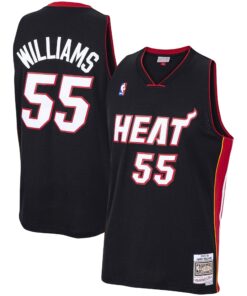 Jason Williams Miami Heat Mitchell &amp Ness 200506 Hardwood Classics Swingman Jersey - Black