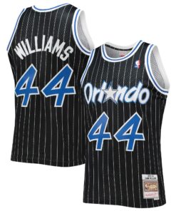 Jason Williams Orlando Magic Mitchell &amp Ness 200102 Hardwood Classics Swingman Jersey - Black