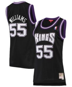 Jason Williams Sacramento Kings Mitchell &amp Ness Women's 200001 Hardwood Classics Swingman Jersey - Black