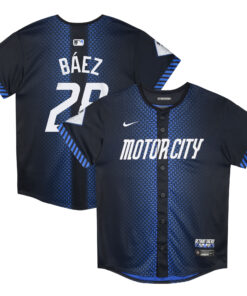 Javier Baez Detroit TigersPreschool 2024 City Connect Limited Jersey  Navy