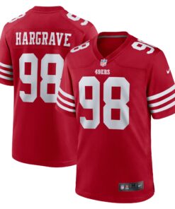 Javon Hargrave San Francisco 49ers  Game Player Jersey  Scarlet